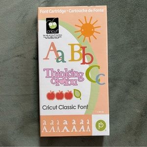 Cricut CLASSIC FONT